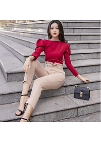 Áo kiểu Eliz tay phồng sang trọng