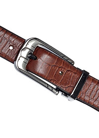 Thắt Lưng Nữ Da Thật Vân Cá Sấu Huy Hoàng HT5122 - Nâu