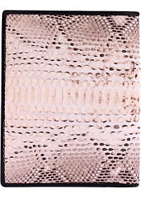 Ví Nam Da Trăn Nguyên Thủy Kiểu Đứng Huy Hoàng HT2306 (12.5 x 10 cm) - Da Nguyên Thủy