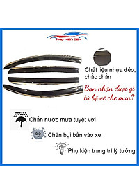 Vè mưa Fadil 2019-2021 chỉ inox cao cấp bảo vệ xe