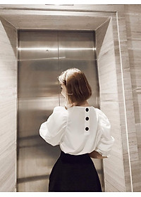 Áo Cổ Tròn Tay Bo Hella