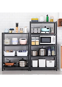 Kệ để lò vi sóng đa năng Inox 304 cao cấp Vando chính hãng kệ để đồ lò nướng chắc chắn, sơn tĩnh điện chống bong tróc, kệ nhà bếp siêu chịu lực 300kg