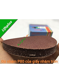 Hộp 100 giấy nhám tròn 100mm