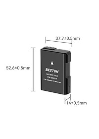 Bộ Pin EN-EL14 1500mAh + Sạc Beston Dùng Cho Máy Ảnh Nikon D3100 D3200 D3300 D3400 D5100 D5200 D5300 D5500 D5600 P7000 - hàng nhập khẩu