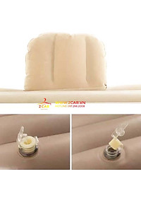 Đệm hơi ô tô, nêm hơi cho xe ô tô cao cấp, loại dày dặn, Tặng kèm bơm điện 2 gối và miếng vá dự phòng