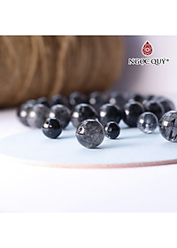 Hạt lẻ đá thạch anh tóc đen mệnh thủy, mộc - Ngọc Quý Gemstones
