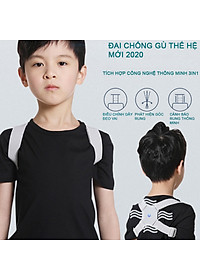 Đai Chống Gù Lưng Điện Tử chống gù lưng trẻ em, trị lưng tôm, cong vẹo cột sống - Đai chống gù lưng thông minh cho trẻ em nam và nữ [ Hàng Chuẩn Cam Kết Y Hình ][ FULLBOX  Video Sản Phẩm ]