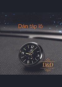 Đồng hồ trang trí xe hơi đủ logo các hãng xe (dán táp lô hoặc gắn cửa gió) - Tặng thêm 1 pin