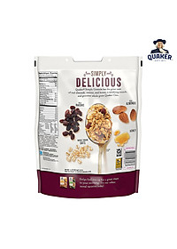 Yến mạch Simply Granola Quaker - Ngũ cốc yến mạch ăn liền mật ong hạnh nhân
