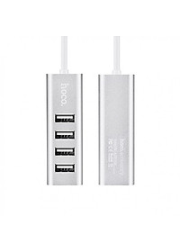 Bộ Hub Chia Cổng USB Hoco HB1 - Chia 1 Thành 4 Cổng USB Cho Macbook, Dell, Máy Tính Window, Linux,... Hàng Chính Hãng