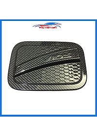 Ốp nắp bình xăng Vios 2019-2020 vân cacbon chống trầy trang trí ô tô
