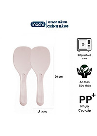 Muỗng Xới Cơm Chống Dính ,Thìa Xới Cơm Đế Đứng Sendai inochi Cao Cấp Tiêu Chuẩn Nhật Kháng Khuẩn