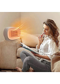 Máy Sưởi Gốm Mini Cho Nhân Viên Văn Phòng Làm Ấm Nơi làm việc phòng ngủ nhà tắm phòng học - Máy Êm Ấm Áp - Quạt Sưởi Ấm Mini Công Suất Max 400W Du Lịch Phượt Dã Ngoại Máy sưởi ấm cho phòng ngủ, quạt sưởi gốm nóng nhanh an toàn cho trẻ em - Hàng Nhập Khẩu