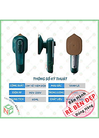 (Tiện Lợi) - Bàn Là Ủi Quần Áo Mini với Hơi Nước KhoNCC Hàng Chính Hãng - Sự Tiện Lợi Làm Mịn Quần Áo Mọi Nơi - KLM-BUHNMNFZ688