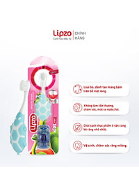 Bàn Chải Đánh Răng Lipzo Kids Step1 Cao Cấp Công Nghệ Chỉ Tơ Nha Khoa Siêu Mềm Dành Cho Trẻ Em Trên 2 Tuổi