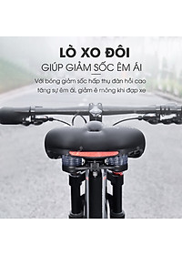 Đệm Yên Xe Đạp Thể Thao Đàn Hồi Mềm Dày Thoáng Khí Cao Cấp Giúp Êm Mông Thoải Mái (Bản Nâng Cấp) Chống Trượt, Siêu Êm Có Lỗ Rãnh Thoát (Thân Rộng) Mai Lee