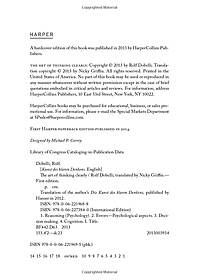 Sách The Art Of Thinking Clearly