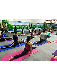 [LOẠI TỐT - HÀNG CAO CẤP] Thảm Tập Yoga 8mm, Tập Gym dộ dày 5-8mm 2 Lớp không mùi chống trơn trượt - Chính hãng dododios