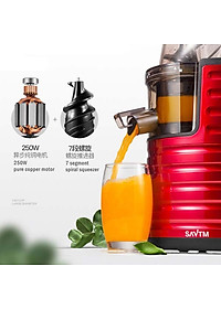 Máy ép chậm SAVTM JE31 250W (Đỏ) - Hàng nhập khẩu