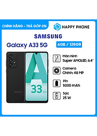 Điện Thoại Samsung Galaxy A33 5G (6GB/128GB) – Hàng Chính Hãng – Đã kích hoạt bảo hành điện tử