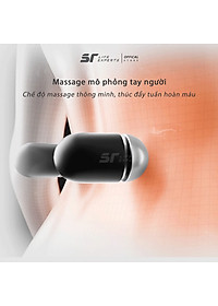 Gối Kê Lưng Massage Túi Khí Kéo Dãn,Tích Hợp Chườm Nóng Công Thái Học, Giảm Đau Cột Sống - Sairui