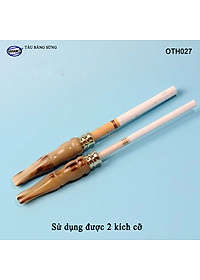 Tẩu bằng sừng sành điệu (OTH027) Thanh lọc, có lõi điều chỉnh hơi - HAHANCO