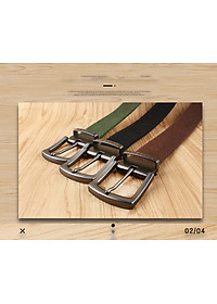 Thắt Lưng Nam Vải Dù US ARMY Mặt Khóa Truyền Thống, Phong Cách Cổ Điển Mặt Khóa Hợp Kim Thép Chống Ghỉ Cao Cấp -HÀNG CHÍNH HÃNG