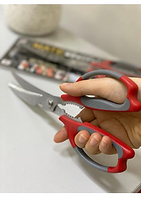 Kéo cắt cao cấp Nikken Mate  25cm lưỡi bằng thép không gỉ dễ dàng cắt gà/ cắt thịt - xuất xứ Nhật Bản