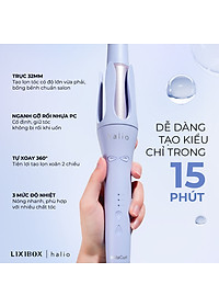 Nơi bán Máy Uốn Tóc Halio instaCurl Premium Automatic Hair Styler Tự Động Xoay - Bóng Mượt x18 lần, Trục 32 mm