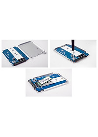 Box Kingshare Chuyển Đổi SSD M2 SATA sang chuẩn SATA III 2.5" (MÀU NGẪU NHIÊN) - Hàng Nhập Khẩu