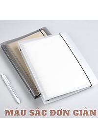 Bìa sổ tay bìa nhựa / Bìa gáy còng có thể thay lõi, ruột sổ  nhiều size A5-B5-A4 