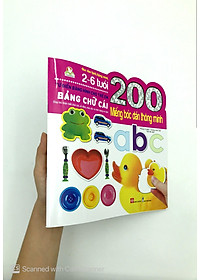 Sách 200 Miếng Bóc Dán Thông Minh - Bảng Chữ Cái (Tái Bản 2018)