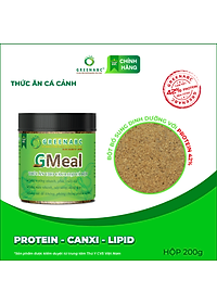 Thức ăn Cá Bột, Cá Thủy Sinh GREENABC – Hàm lượng protein 40% giúp tăng trưởng nhanh, tăng đề kháng, lên màu – Hộp 200g