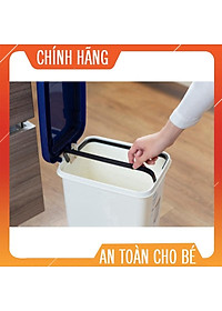 Thùng rác đạp chữ nhật Inochi 20L (tiêu chuẩn Nhật Bản)