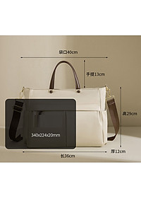 Túi xách nữ công sở dáng ngang cao cấp BEE GEE TN1119