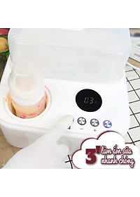 Máy Tiệt Trùng Bình Sữa và Hâm Sữa 2 trong 1 Sassy - 320E