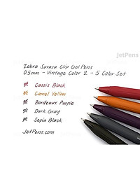 Viết Gel Sarasa Clip Vintage 0.5mm - Zebra Nhật Bản 