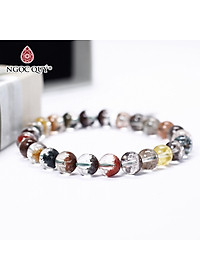 Vòng tay đá ưu linh đa sắc size hạt 8mm - Ngọc Quý Gemstones