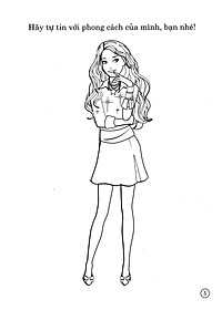 Sách Barbie Xinh Đẹp 4 (Tô Màu Có Hình Dán)