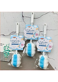 Dụng cụ rửa cốc, chai lọ Kokubo, chất liệu mút mềm giúp làm sạch nhẹ nhàng các vật dụng mà không gây trầy xước đến các vật dụng - nội địa Nhật Bản