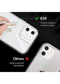 Ốp Lưng Cho iPhone 12 Mini / 12 & 12 Pro / 12 Pro Max ESR Echo Tempered Glass Hard Case (Mặt Lưng Kính Cường Lực) - Hàng Nhập Khẩu