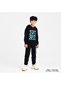 Bộ nỉ bé trai size đại Bigfox Miss Meow, bộ thu đông cho bé trai dáng hoodie họa tiết Game Over size trẻ em 7,8..15 tuổi