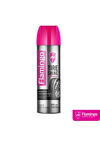Xịt Dưỡng Bóng Vỏ Lốp Ô Tô - Phục Hồi Nhựa Đen Flamingo F010 500ml