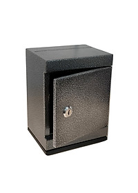 Két sắt mini khóa chìa đen tiết kiệm mini safe box black piggy bank
