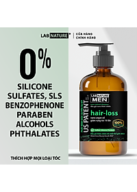 Dầu gội Lab Nature Men Hair-loss 470g - Công nghệ Nano Giảm Rụng Tóc 10 Lần