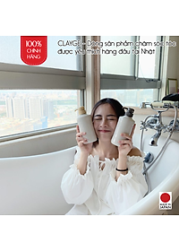 Bộ Đôi Dầu Gội Và Dầu Xả CLAYGE D Bùn Sét Khoáng Nhật Bản Làm Sạch Sâu Da Đầu, Dưỡng Tóc Suôn Mượt, Ngăn Ngừa Khô Và Xơ Rối (500ml + 500ml)