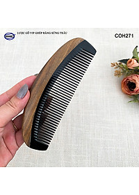 Lược Gỗ Thơm Ghép Răng Sừng Đen Cao Cấp HAHANCO (Đủ Mẫu) Kiểu Dáng Châu Âu- COH271