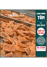 Đặc sản Cà Mau - Bánh Phồng Tôm Năm Căn - Loại Thượng Hạng ( Hộp 500 GRAM )