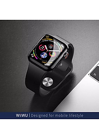 Bộ 2 miếng dán màn hình kính cường lực Full 3D cho iWatch 41mm hiệu WIWU iVista Chống va đập, vát cạnh 2.5D, hạn chế vân tay - hàng nhập khẩu