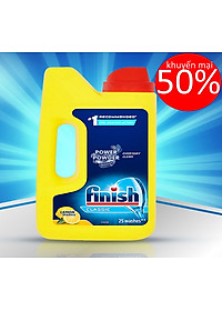 Bột rửa bát Finish Classic 2.5kg - Bột rửa bát finish power powder dùng cho máy rửa bát chén ly 1kg, 2,5kg